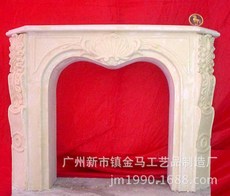 厂家直销玻璃钢壁炉 拱门型欧式雕塑工艺品立体花纹墙饰壁挂定做