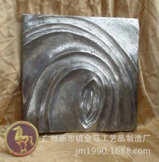 广州金马工艺供应抽象家饰墙饰#1436 玻璃钢雕塑摆件